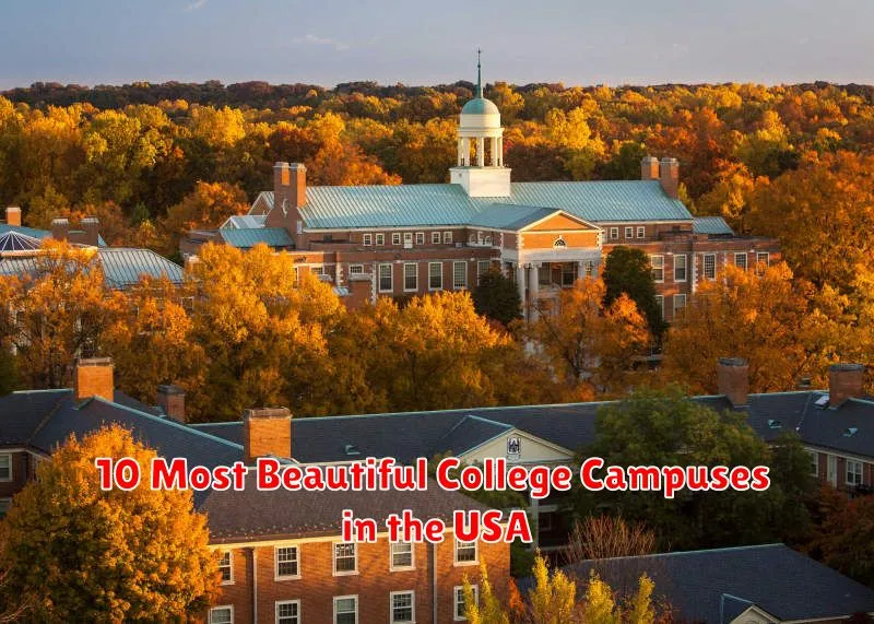 10 Most Beautiful College Campuses in the USA