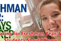 Preparing for Freshman Year: What Students Should Know